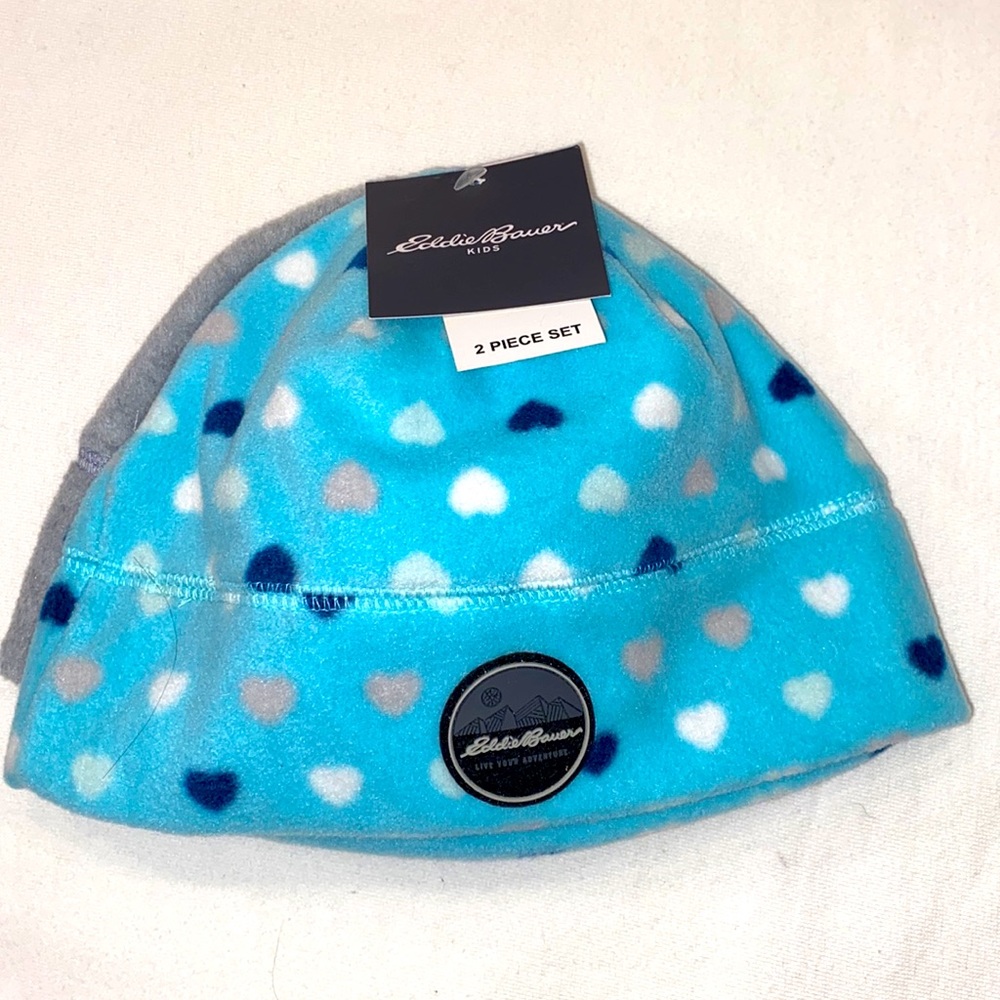 NWT / Eddie Bauer Quest Fleece Beanie - 2 Pack M/L size